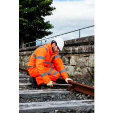Portwest -RT62 Hi-Vis légáteresztő bomber dzseki XXL narancssárga láthatósági ruházat