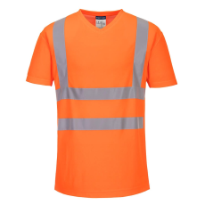 Portwest S179 V-nyakú hálós betétekkel ellátott póló (narancs, XXXL)