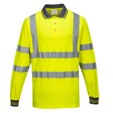 Portwest S271 Cotton Comfort jól láthatósági pólóing (sárga, XL) láthatósági ruházat
