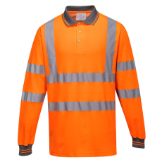 Portwest S271 Hi-Vis pólóing narancs