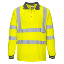 Portwest S277YERL Portwest Hi-Vis hosszú ujjú pólóing munkaruha