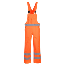 Portwest S388 Hi-Vis mellesnadrág - bélés nélkűl narancs láthatósági ruházat
