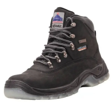 Portwest S3 biztonsági bakancs, Steelite, minden időjárási körülményre alkalmas, nubuk bőr, vízálló, 42-es méret