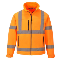 Portwest -S424 HiVis klasszikus Softshell kabát (3L) XXXL Narancs