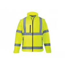 Portwest S424 - Jól láthatósági Softshell dzseki (3L) - sárga láthatósági ruházat