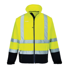 Portwest S425YNR4XL Portwest Láthatósági kontraszt Softshell (3L) láthatósági ruházat