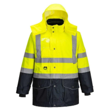 Portwest S426 Hi-Vis 7 az 1-ben kontraszt Traffic kabát munkaruha
