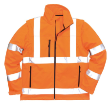 Portwest S428 Jól láthatósági Softshell dzseki narancs láthatósági ruházat