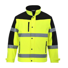 Portwest S429 Softshell kéttónusú (3L) védőkabát XXL sárga láthatósági ruházat