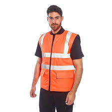 Portwest S469 Jól láthatósági kifordítható mellény (NARANCS, 4XL) láthatósági ruházat