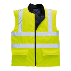 Portwest S469 Jól láthatósági kifordítható mellény (SÁRGA, XS)