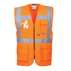 Portwest S476 Jól láthatósági vezetői mellény (NARANCS, S)