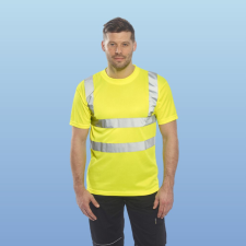 Portwest S478 Jól láthatósági póló (SÁRGA, XXL) láthatósági ruházat