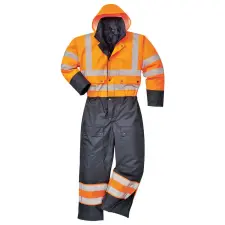 Portwest S485 Hi-Vis Contrast bélelt overál narancs/navy színben munkaruha