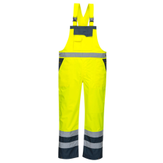 Portwest S488 Kontraszt jól láthatósági mellesnadrág (SÁRGA/NAVY, 4XL)