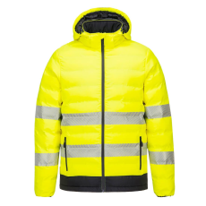 Portwest S548 Hi-Vis Ultrasonic fűthető kabát (sárga/fekete, S)