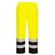 Portwest S598 Hi-Vis lélegző nadrág sárga-tengerészkék