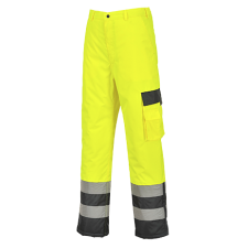 Portwest S686-s Portwest, Hi-Vis Contrast nadrág - bélelt, Jólláthatósági láthatósági ruházat