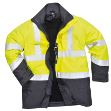 Portwest S779 Lángálló és antisztatikus esőkabát sárga munkaruha