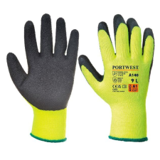 Portwest S 7 téli mártott latex védőkesztyű A140 (A140BKRS) (A140BKRS) védőkesztyű