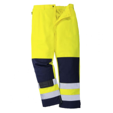 Portwest Seville Hi-Vis nadrág (sárga/tengerészkék, XL) láthatósági ruházat