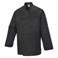 Portwest Somerset séf kabát (fekete*, 3XL)