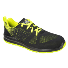 Portwest Steelite Aire Trainer S1P (fekete/zöld, 37)