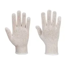 Portwest String Knit kötött kesztyű (288 pár) fehér L védőkesztyű