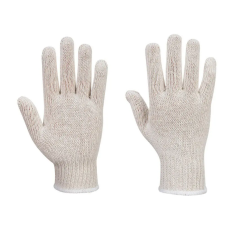 Portwest String Knit kötött kesztyű (288 pár) fehér M