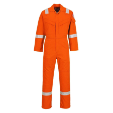 Portwest Szuper könnyített lángálló overál, 210g FR21 Narancs 4XL méret láthatósági ruházat