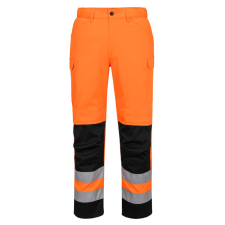 Portwest T143 Hi-Vis szellőző nadrág narancs-tengerészkék láthatósági ruházat