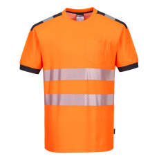 Portwest T181 - PW3 Hi-Vis póló (narancs/szürke, XL)