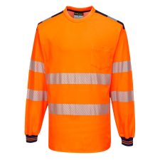 Portwest T185ONRL Portwest PW3 Hi-Vis hosszú ujjú póló munkaruha