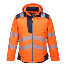Portwest T400 Portwest PW3 Vision Jól láthatósági kabát (narancs/navy, 3XL) láthatósági ruházat