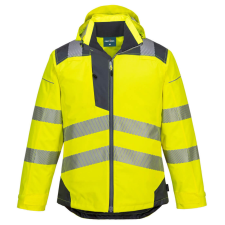 Portwest T400 Portwest PW3 Vision Jól láthatósági kabát (sárga/szürke, XL) láthatósági ruházat