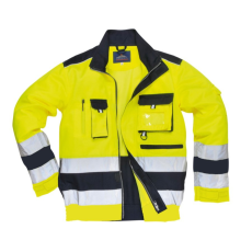 Portwest Texo Hi-Vis kabát (sárga/tengerészkék, XXL)