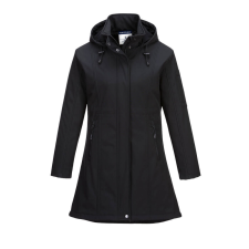 Portwest TK42 Carla női softshell dzseki (FEKETE, XL) munkaruha
