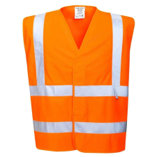 Portwest Tűzálló HiVis mellény, FR75, PORTWEST L Orange láthatósági ruházat