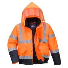 Portwest Two Tone HiVis Bomber Jacket-S266 M narancs láthatósági ruházat