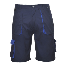 Portwest TX14 Texo Contrast rövidnadrág (NAVY, M) munkaruha