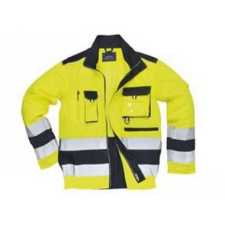 Portwest TX50 - Texo Hi-Vis kabát - sárga / tengerészkék láthatósági ruházat