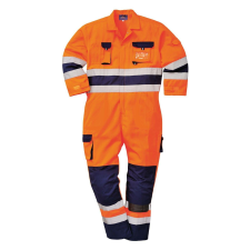 Portwest -TX55 Nantes Hi-Vis védőoverall L narancs láthatósági ruházat