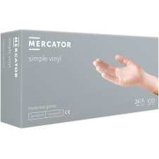 Portwest Vinyl egyszerhasználatos kesztyű, púderezett (100 db) (víztiszta, L -100 db) védőkesztyű