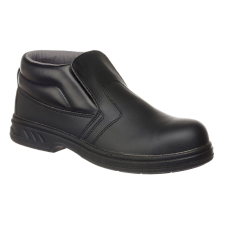 Portwest Vízálló védőbakancs, fűző nélküli S2 (fekete*, 37) munkavédelmi cipő
