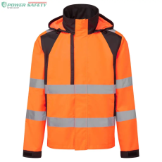 Portwest WX2 Eco Hi-Vis esőkabát - Narancs/Fekete