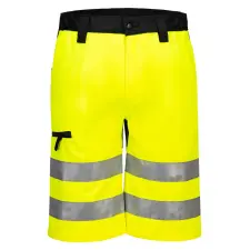 Portwest WX2 Eco Hi-Vis rövidnadrág Yellow/Black 28 láthatósági ruházat