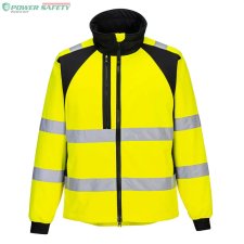 Portwest WX2 Eco Hi-Vis Softshell (2L) - Sárga/Fekete láthatósági ruházat