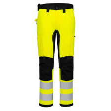 Portwest WX2 ECO Hi-Vis Stretch Trade nadrág Yellow/Black 28 láthatósági ruházat