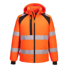 Portwest WX2 Hi-Vis softshell (kétrétegű) narancssárga/fekete L láthatósági ruházat