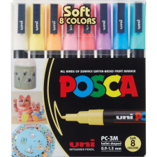 Posca Marker UNI PC-3M 8er Set Pastell (186524) filctoll, marker